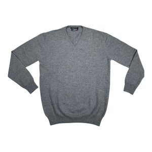 Hammer Made Pullover V-Neck Cashmere Heather Gray Large‎
